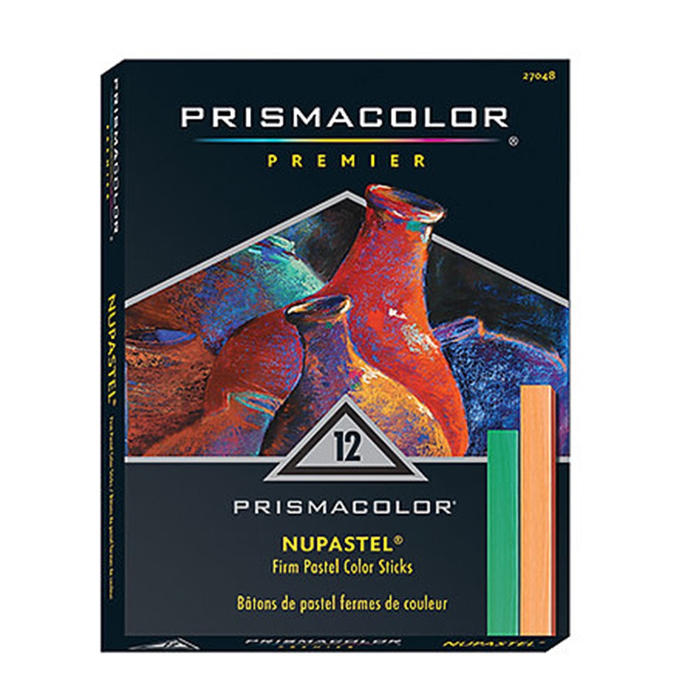 Prismacolor, Pastels, Art & School, 3.625", Assorted, 12 color, 75046